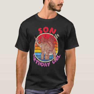 Camiseta Rapariga Aniversário Eu Filho I Stegossauro I Famí