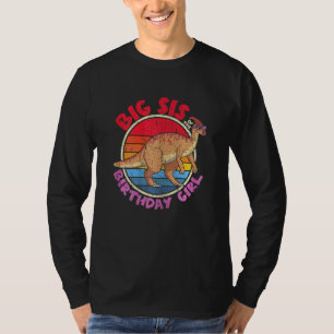 Camiseta Rapariga Aniversário Eu Grande Sis Eu Parasaurolof