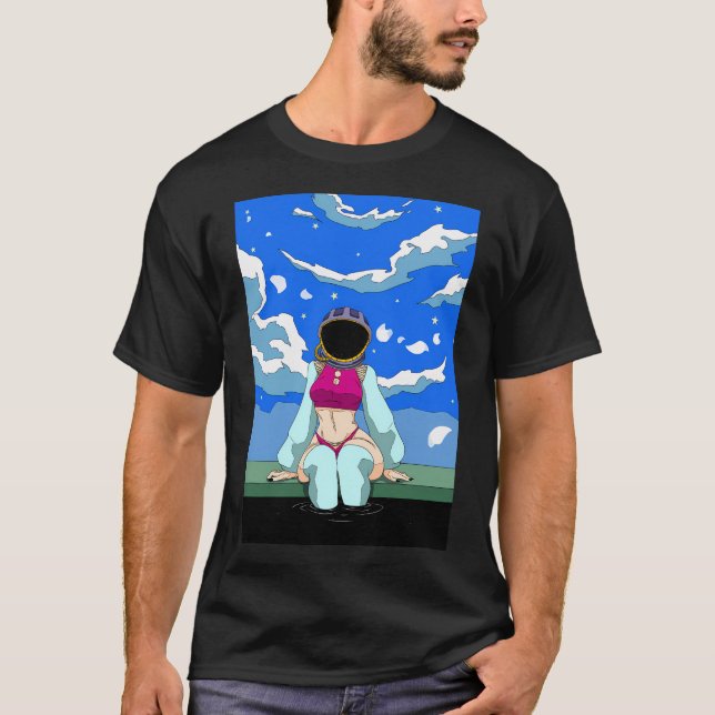 Camiseta Rapariga Astronauta (Frente)