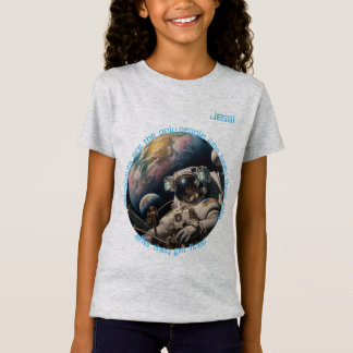 Camiseta Rapariga Astronauta