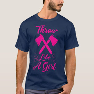 Camiseta Rapariga Ax Jogando Ax Thrower Classic TSirt