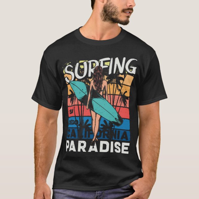 Camiseta Rapariga com conselho de surfe 2 (Frente)