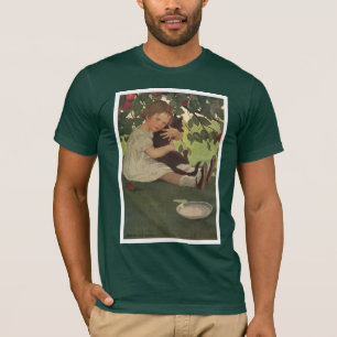Camiseta Rapariga com Kitten