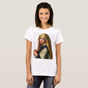 Camiseta Rapariga com romã por William Bouguereau