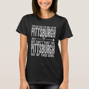 Camiseta Rapariga Da Cidade De Pittsburgh, Na Pensilvânia