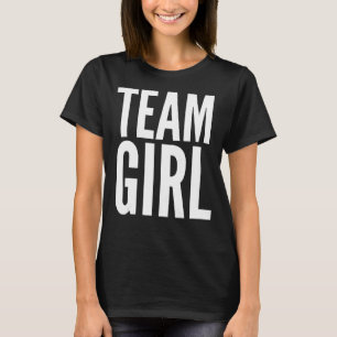 Camiseta Rapariga da Equipe Rosa Chá de fraldas Adoção Gêne
