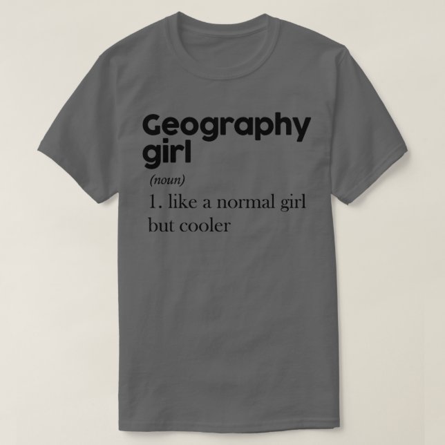 Camiseta Rapariga da Geografia 2 (Frente do Design)