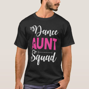 Camiseta Rapariga Dançando Tia Quadrada Feliz Dia Tio Nie