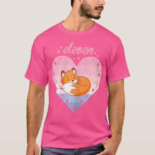 Camiseta Rapariga de 11 anos de idade, Raposa Cura de Anive