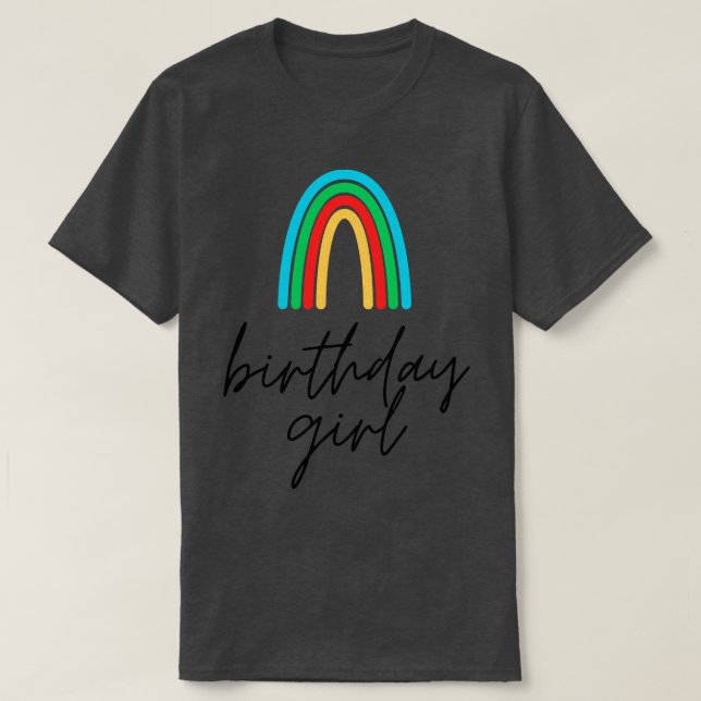 Camiseta Rapariga de aniversário 43 (Frente do Design)
