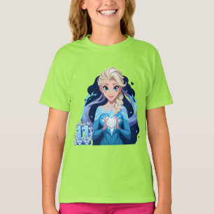 Camiseta Rapariga De Aniversário Aos 11 Anos