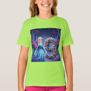 Camiseta Rapariga De Aniversário Às 9
