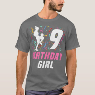 Camiseta Rapariga de Aniversário, Jogadora de Futebol Bonit