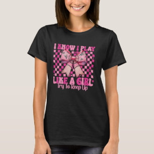 Camiseta Rapariga de Badminton Mãe Arco Coquette Eu Sei Que