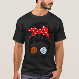 Camiseta Rapariga de Ball Life Engraçada Jogadora de Voleib
