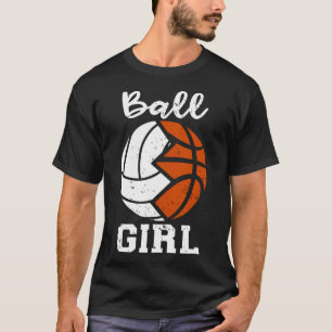 Camiseta Rapariga de Bola Engraçada