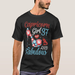 Camiseta Rapariga De Capricórnio Com Mais De 37 Anos E Fabu