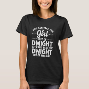 Camiseta Rapariga De Dwight Il Illinois Funny Home Roots U