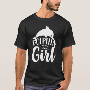 Camiseta Rapariga de Golfinhos Bonitos Meninas