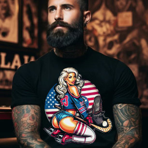 Camiseta Rapariga de Hóquei em Quente