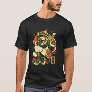 Camiseta Rapariga de Natal Waifu Kawaii Japão Holida