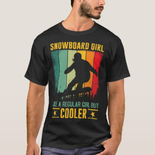Camiseta Rapariga De Neve Como Uma Garota Normal Mas Neve M