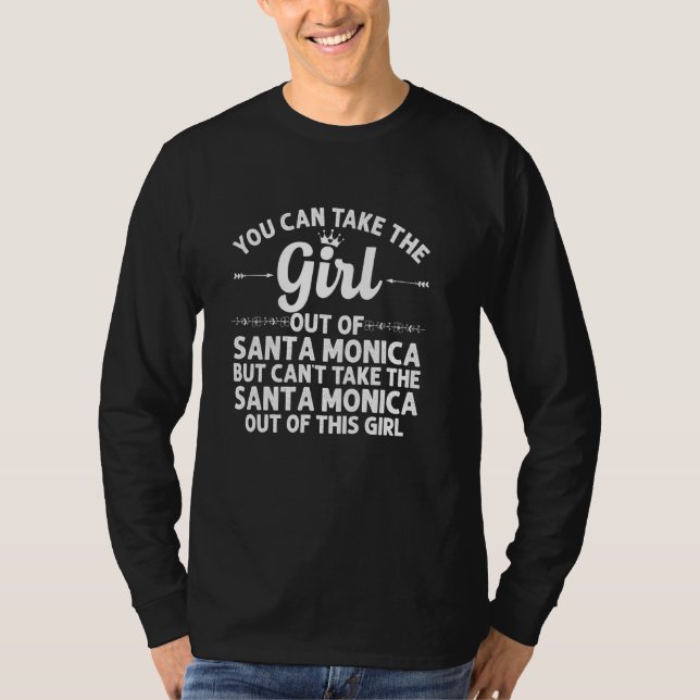 Camiseta Rapariga De Papais noeis Monica Ca California Engr (Frente)