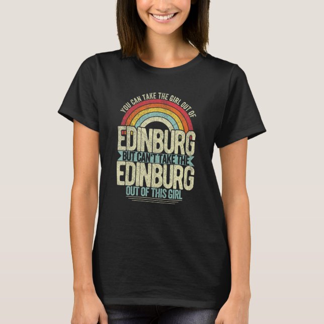 Camiseta Rapariga Do Edinburg Texas Hometown Edinburg (Frente)