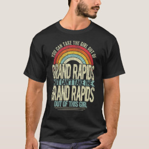 Camiseta Rapariga Do Grand Rapids Michigan Hometown Gr