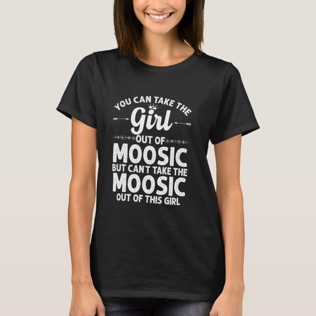 Camiseta Rapariga Do Moosic Pa Pensilvânia Engraçado Home R (Frente)