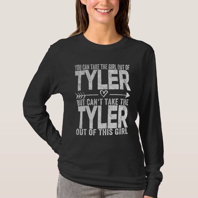 Camiseta Rapariga Do Tyler Texas Hometown Tyler (Frente)