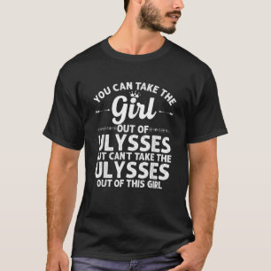 Camiseta Rapariga Do ULYSSES KS KANSAS Dão Uma Raiz De Casa