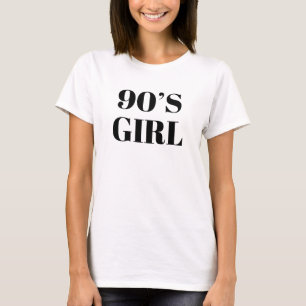 Camiseta Rapariga dos anos 90
