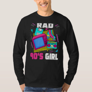 Camiseta Rapariga dos anos 90 da estética Nostalgia dos ano