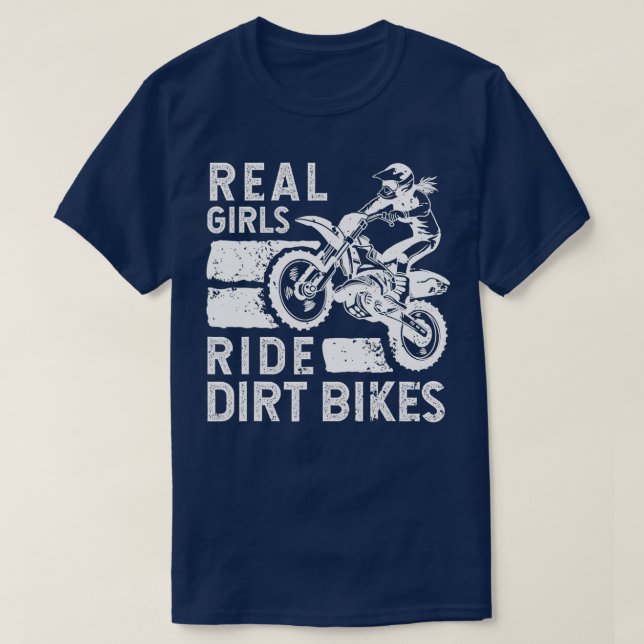 Camiseta Rapariga Engraçada Arte De Bicicleta Para Mulheres (Frente do Design)
