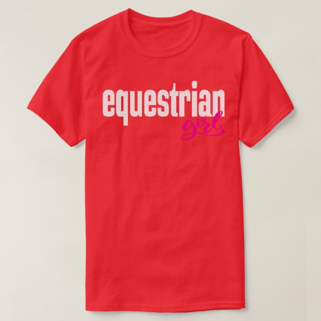 Camiseta Rapariga Equestre 1 (Frente do Design)