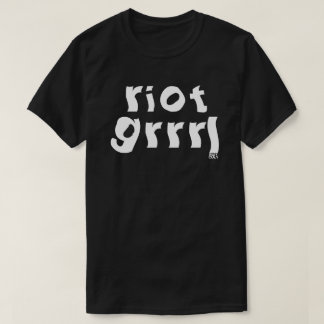 Camiseta Rapariga Feminista De Riot Grrl Punk Música Dos An