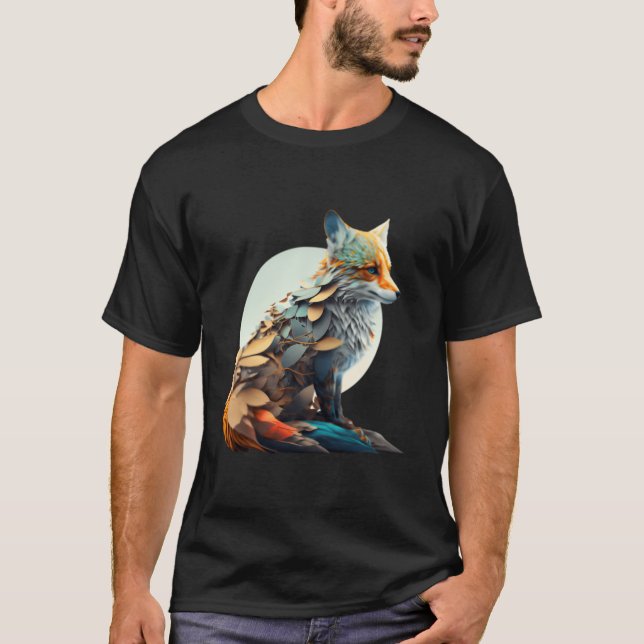 Camiseta Rapariga linda e colorida (Frente)