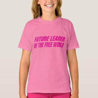 Camiseta Rapariga Mogul Futuro Líder do Mundo Livre