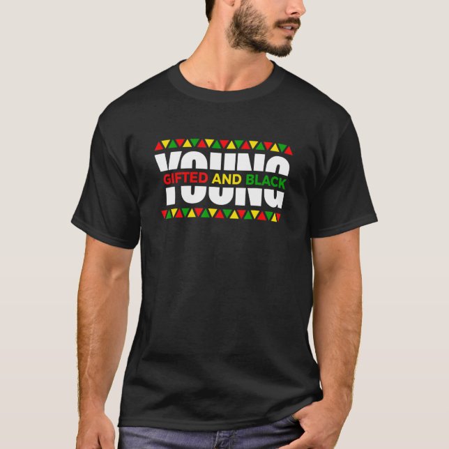 Camiseta Rapariga Negra Mágica e História Negra (Frente)