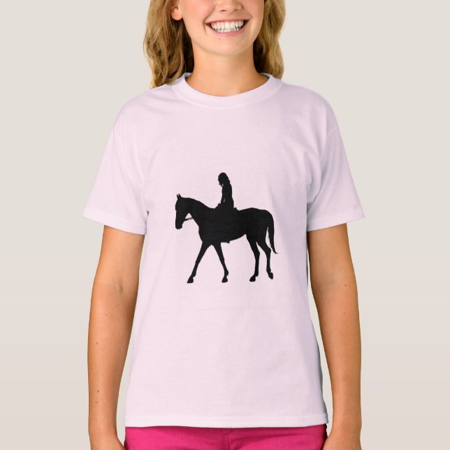 Camiseta Rapariga no Cavalo (Frente)