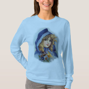 Camiseta Rapariga no Chapéu Azul