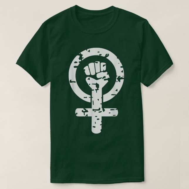 Camiseta Rapariga Poder Grl Pwr Feminista Igual Direitos Em (Frente do Design)