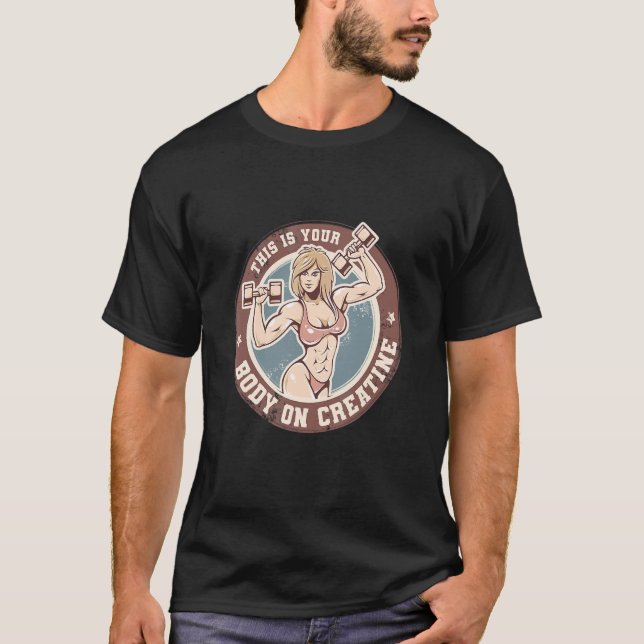Camiseta Rapariga Poderosa Construtora De Porcos Este É O S (Frente)