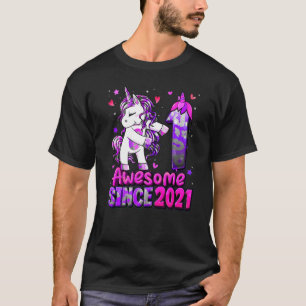Camiseta Rapariga primeiro aniversario De Fusível Uni Com 1