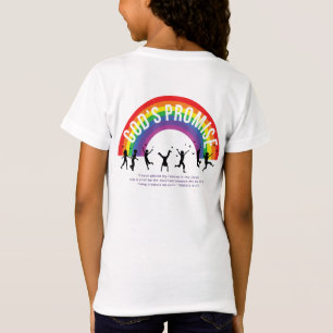 Camiseta Rapariga Promete o Rainbow White T-Shirt com logot