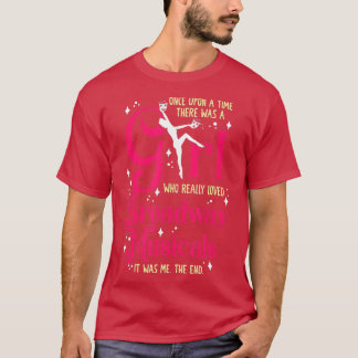 Camiseta Rapariga Que Ama O Teatro Musicais Da Broadway Atu