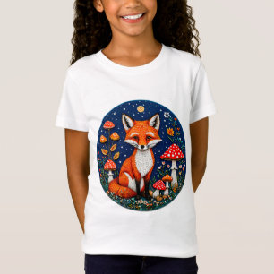 Camiseta Rapariga raposa de desenho animado