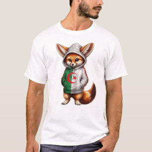 Camiseta Rapariga raposa fennec argelina fofa