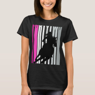 Camiseta Rapariga-retrô Aniversário 42º Rodeo Horse Queen B